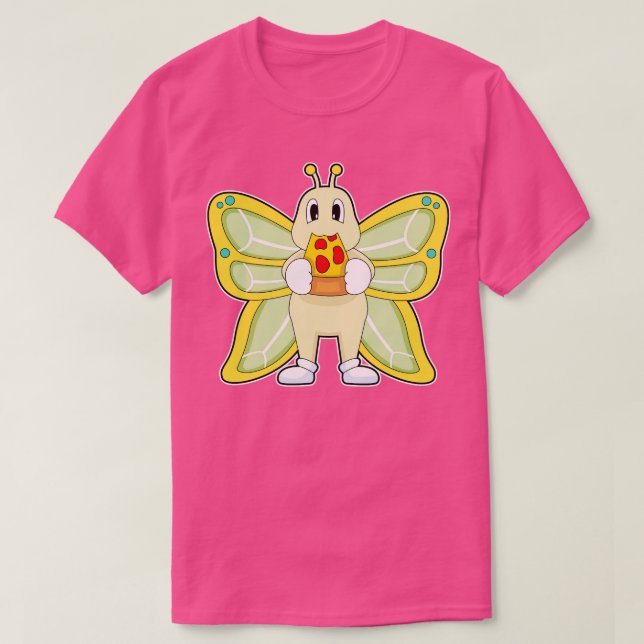 Camiseta Pizza mariposa (Diseño del anverso)