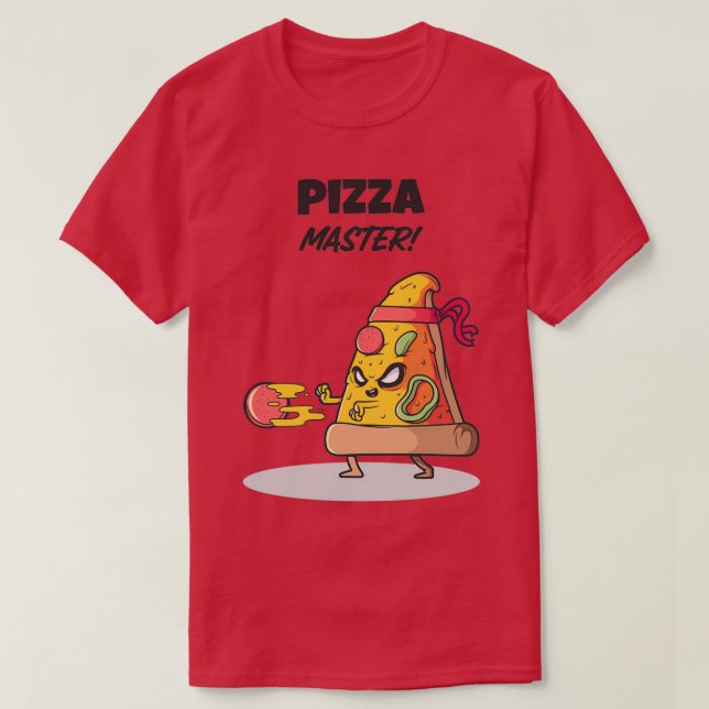 Camiseta Pizza Master (Diseño del anverso)