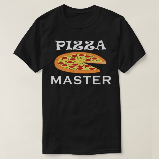 Camiseta Pizza Master Hobby Pizza Chef Divertido (Diseño del anverso)