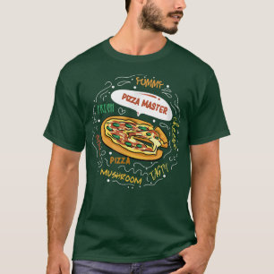 Camiseta Pizza Master Italiana Comida Pizza