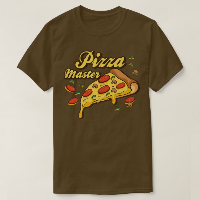 Camiseta Pizza Master Italiana Comida Pizza ChefT-Shirt (Diseño del anverso)