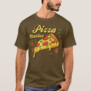 Camiseta Pizza Master Italiana Comida Pizza ChefT-Shirt