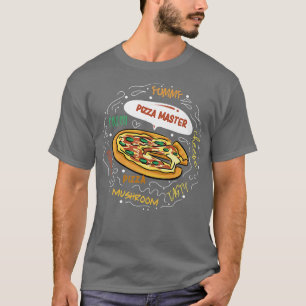 Camiseta Pizza Master Italiana Comida Pizza Premium 219