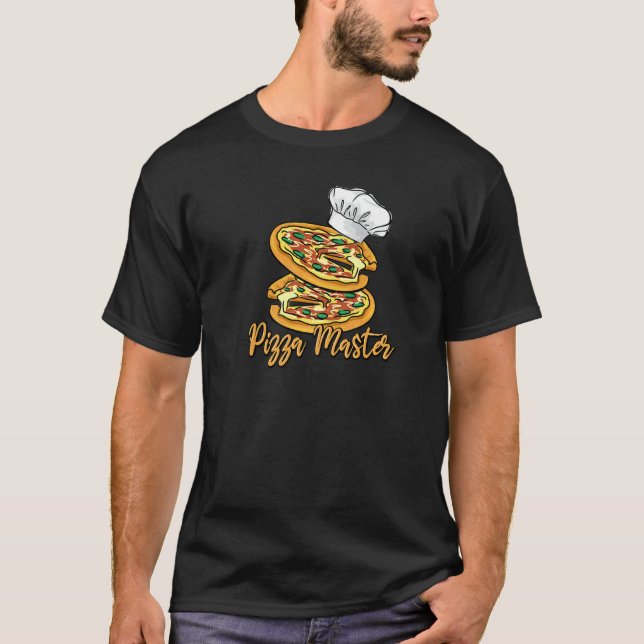 Camiseta Pizza Master Italiana Food Pizza Chef (Anverso)