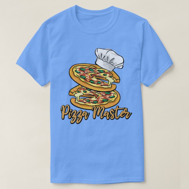Camiseta Pizza Master Italiano Food Pizza Chef 21954190 (Diseño del anverso)