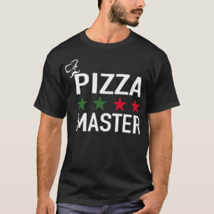 Camiseta Pizza Master Pizza Chef Cocina pirata al horno ita