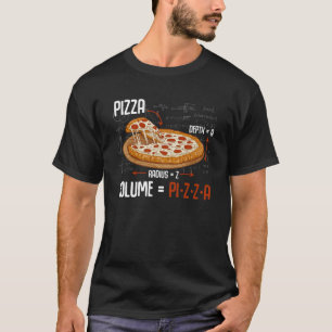 Camiseta Pizza Matemática Fórmula Física Ciencia Foodida