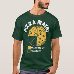 Camiseta Pizza, matemáticas, regalos graciosos de Pizza Lov