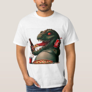 Camiseta Pizza Monstruo Regalo de Moda
