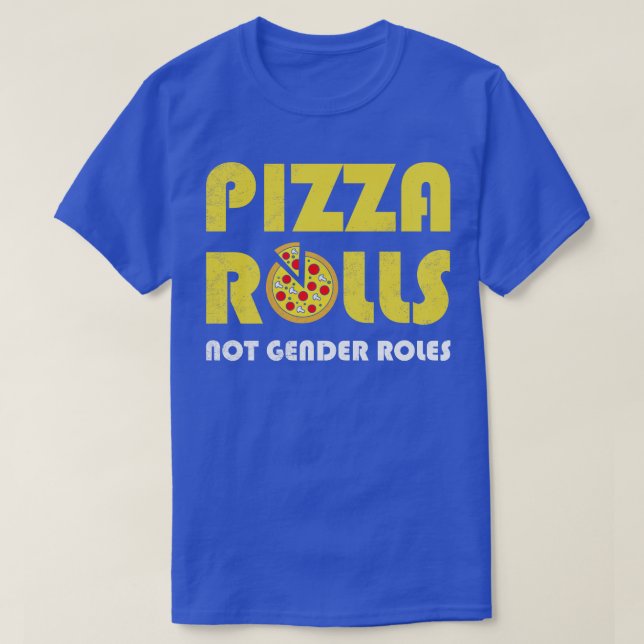 Camiseta Pizza no roles de género Feminismo Chica poder F (Diseño del anverso)