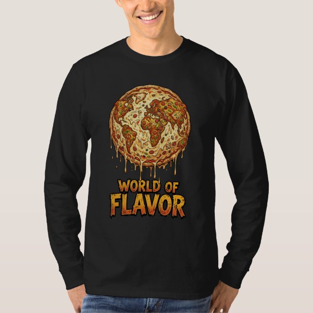 Camiseta Pizza Overload Planet (Anverso)
