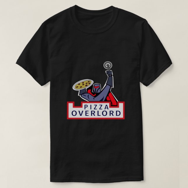 Camiseta Pizza Overlord American Dad   (Diseño del anverso)