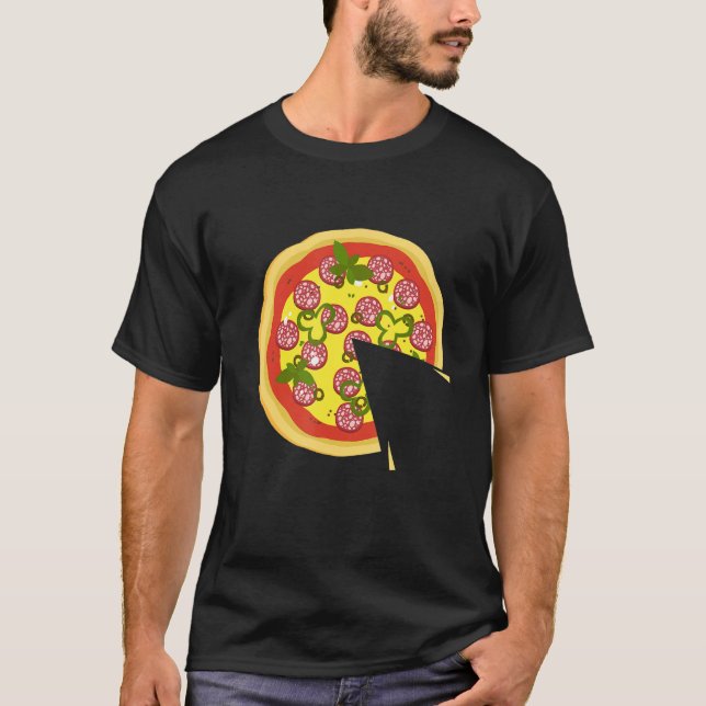 Camiseta Pizza Padre E Hijo Y Pizza Slice Coincidiendo Con  (Anverso)