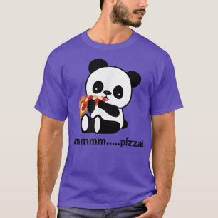 Camiseta Pizza, Panda, Graciosa Panda, Panda Comer Pizza, P
