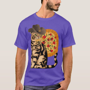 Camiseta Pizza para comer gato 
