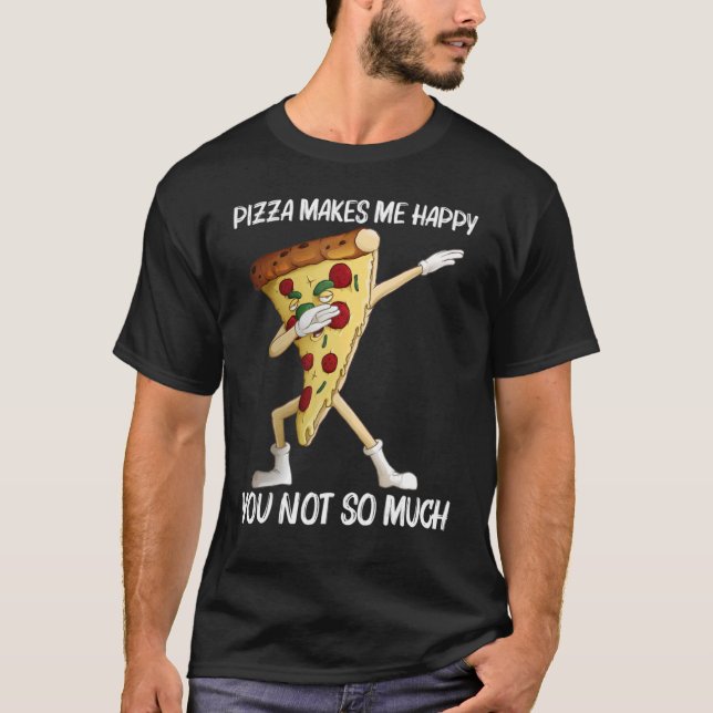 Camiseta Pizza Para Hombres Pizza Slice Comida Italiana (Anverso)