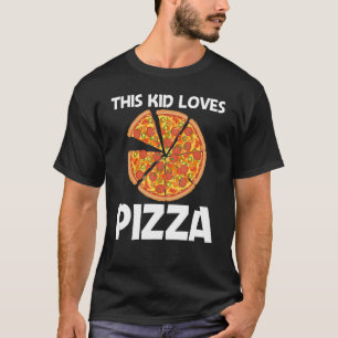 Camiseta Pizza Para Niños Pizza Pizza Slice Comida Italiana