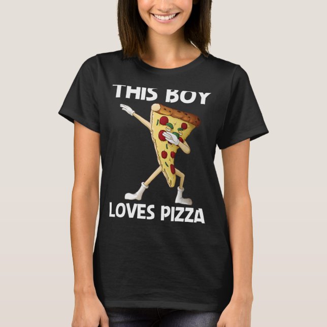 Camiseta Pizza Para Niños Pizza Slice Comida Italiana (Anverso)