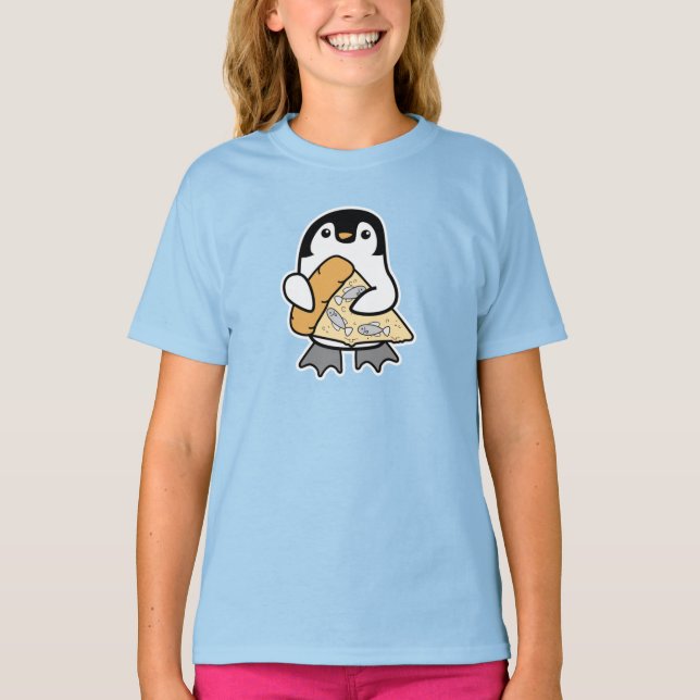 Camiseta Pizza Penguin (Anverso)