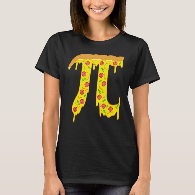 Camiseta Pizza Pi Funny Pi Day Gift Funny Pizza Pi (Anverso)
