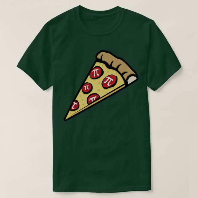 Camiseta Pizza Pi Funny Pie Pizza Con Pi Toppings Math 224 (Diseño del anverso)