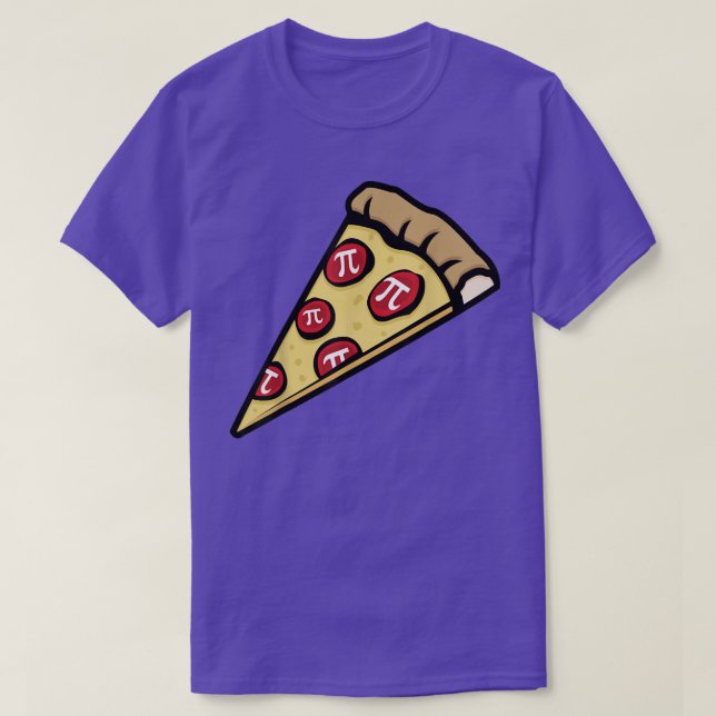 Camiseta Pizza Pi Funny Pie Pizza Con Toppings Pi Math4249 (Diseño del anverso)