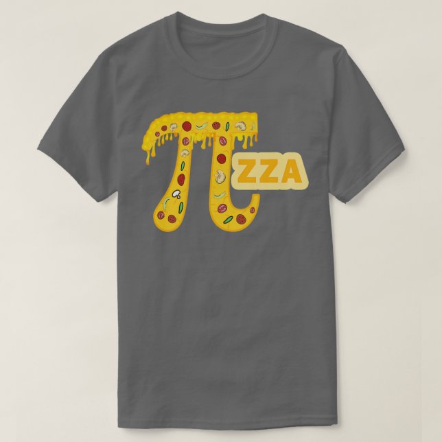 Camiseta Pizza Pi Math Aprecia a Estudiante Escolar (Diseño del anverso)