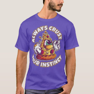 Camiseta Pizza Pie Crust Aperitivo Sabrosa Comida De Plato