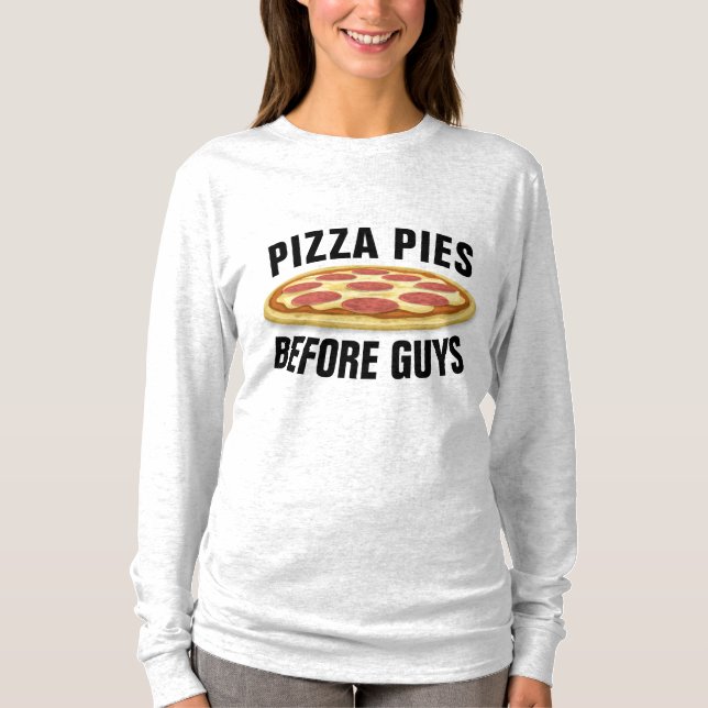 CAMISETA PIZZA PIES ANTES DE QUE LOS CHICOS DIVERSEN CAMISE (Anverso)
