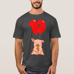 Camiseta Pizza Pig - Cumpleaños 17 - Fiesta de globo infant
