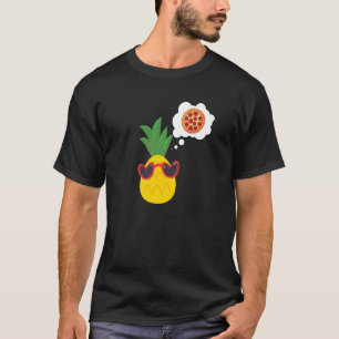 Camiseta Pizza Piña Hawaiana Hombres Mujeres Niños