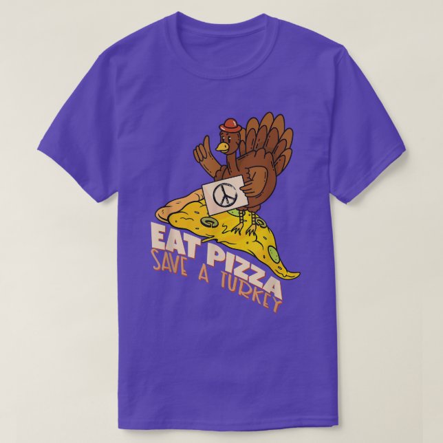 Camiseta Pizza Pizza Lover Funny Vegan  (Diseño del anverso)