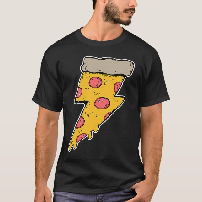 Camiseta Pizza Pizza pizza fresca poder relámpago (Anverso)