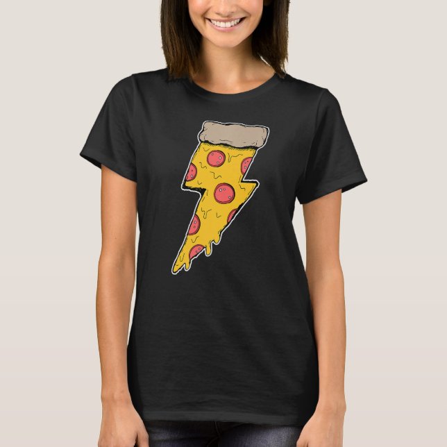 Camiseta Pizza Pizza pizza fresca poder relámpago (Anverso)