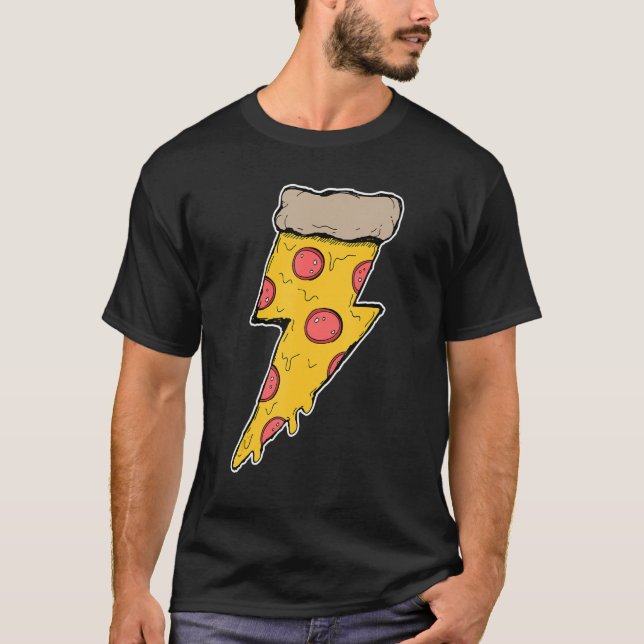 Camiseta Pizza Pizza pizza fresca poder relámpago (Anverso)