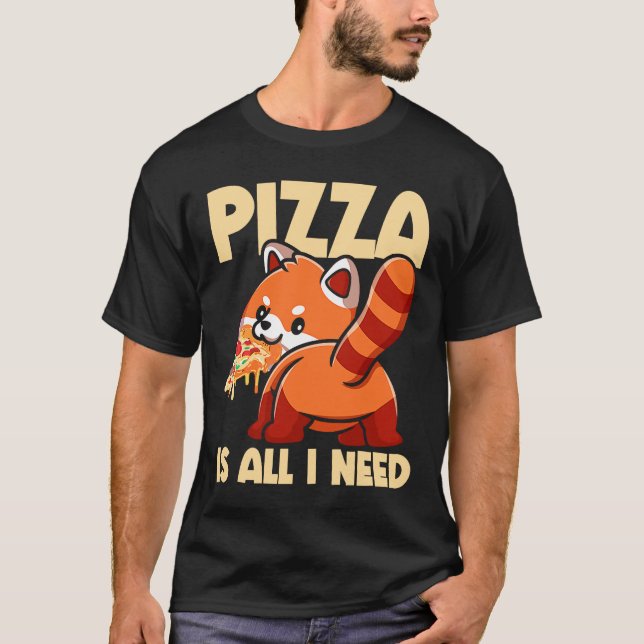 Camiseta Pizza Pizza Pizza Pizza Pizcina Comer comida rápid (Anverso)