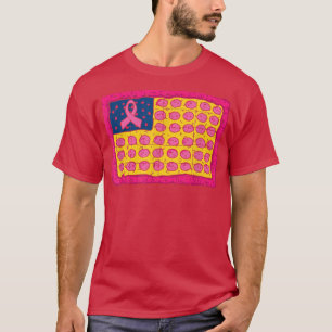 Camiseta Pizza Pizza Pizza Sensibilización sobre el Cáncer 