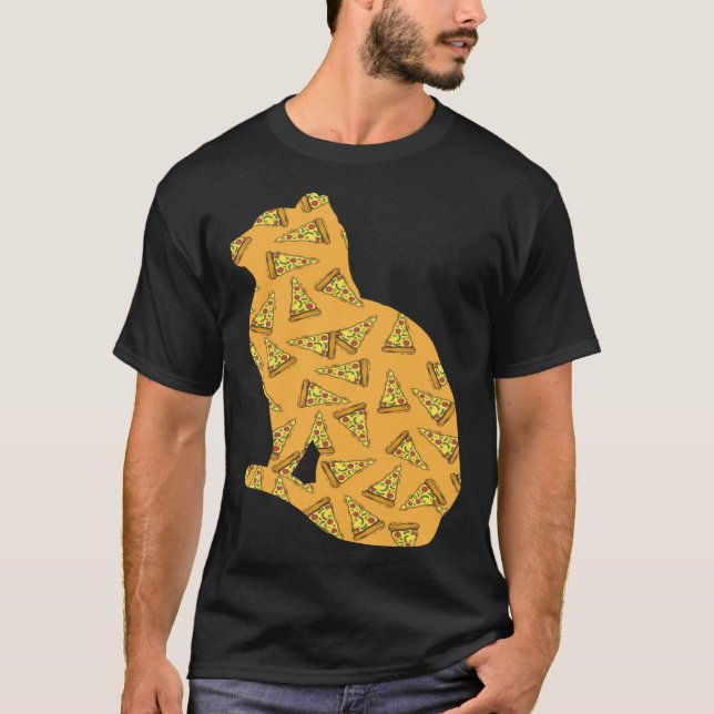 Camiseta Pizza  Pizzaiolo Pizza Cat (Anverso)