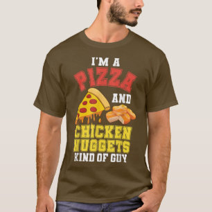 Camiseta Pizza Pollos Nuggets Guy Funny Boys Tensiones Frit