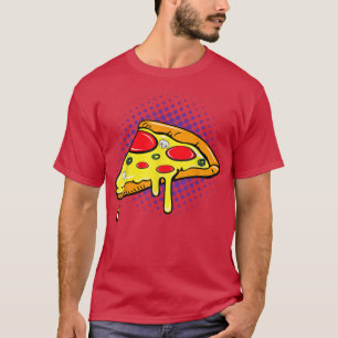 Camiseta Pizza Pop Art 80s 90s 80s Fiesta de Vintage 