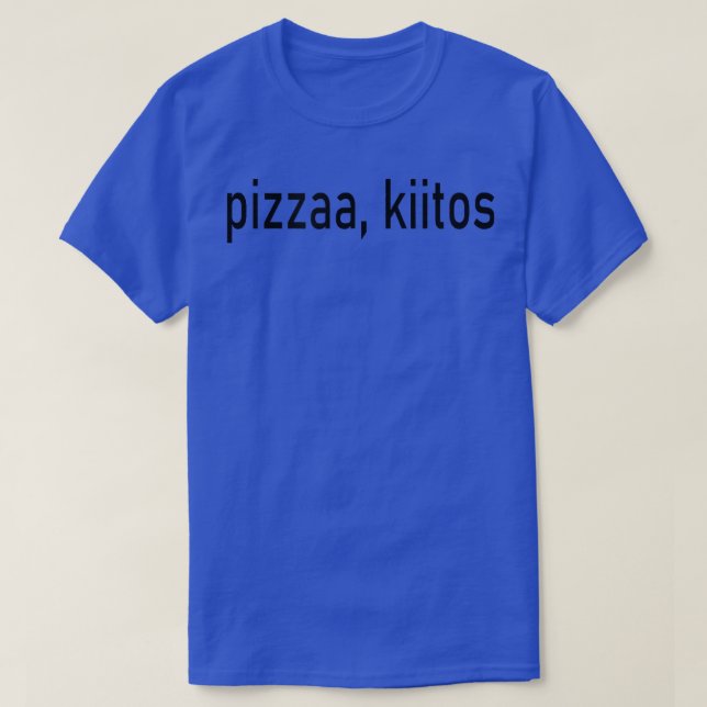 Camiseta Pizza Por Favor Pizzaa Kiitos Finlan (Diseño del anverso)