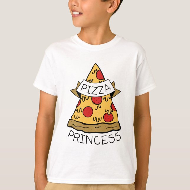 Camiseta Pizza Princess (Anverso)