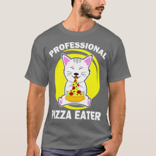 Camiseta Pizza Profesional Comater Funny Cat