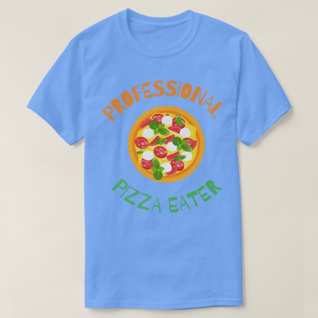 Camiseta Pizza Profesional Comater Gracioso Diseño Para Piz (Diseño del anverso)
