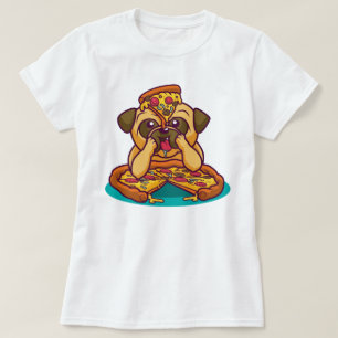 Camiseta Pizza Pug