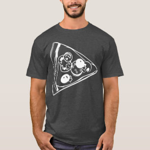 Camiseta Pizza rebanada pizza divertida para hombres, mujer