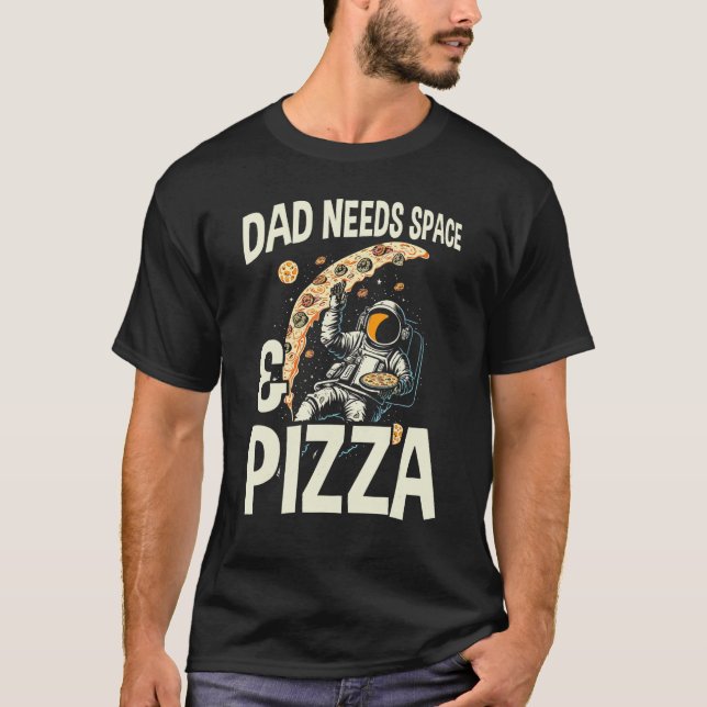 Camiseta Pizza Rey Padre Pizza Comer Fideicomiso Papi Padre (Anverso)