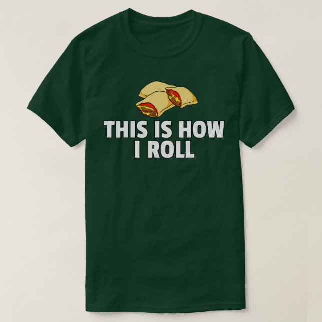 Camiseta Pizza Rolls Funny Snack de Queso (Diseño del anverso)