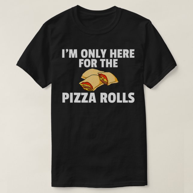 Camiseta Pizza Rolls Funny Snack de Queso (Diseño del anverso)