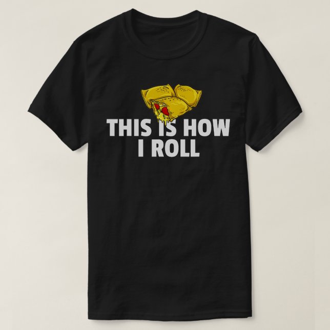 Camiseta Pizza Rolls Gift Funny Cheese Snack  (Diseño del anverso)